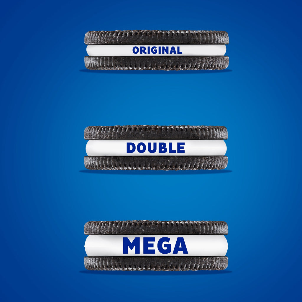 Mega Stuf Chocolate Sandwich Cookies, Family Size R0