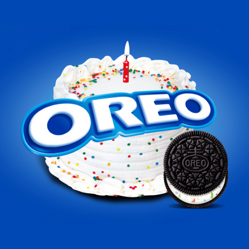 Birthday Cake Creme Chocolate Sandwich Cookies, Family Size Z2