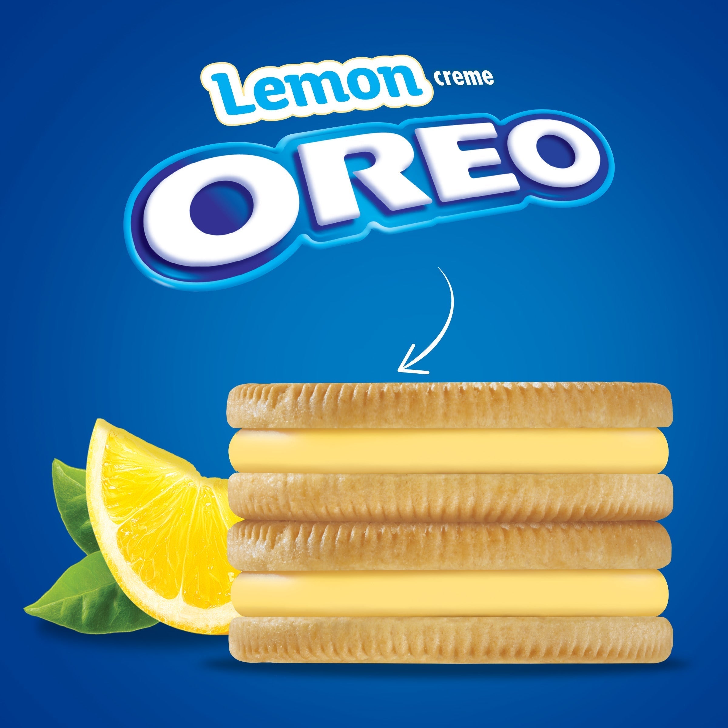 Lemon Creme Sandwich Cookies, Family Size, 2 Pack Z0