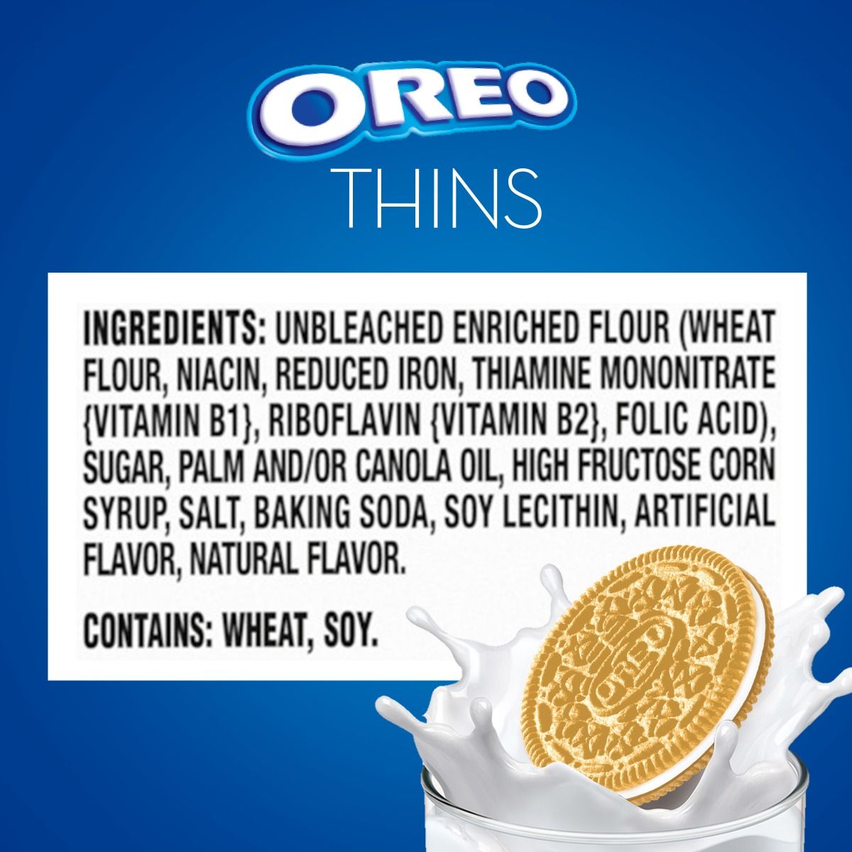 Thins Golden Sandwich Cookies, Family Size X8