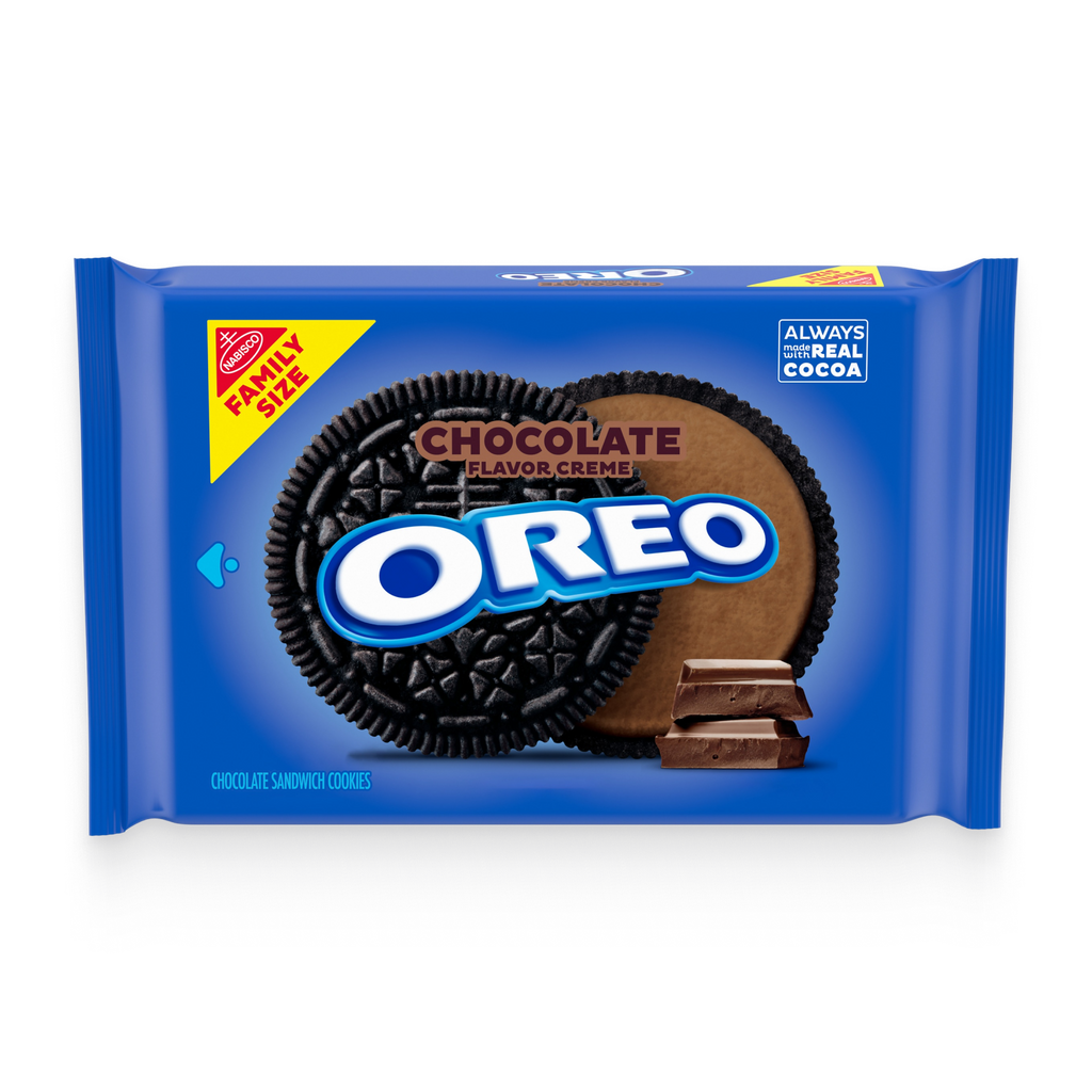 Chocolate Creme Chocolate Sandwich Cookies, Family Size D1