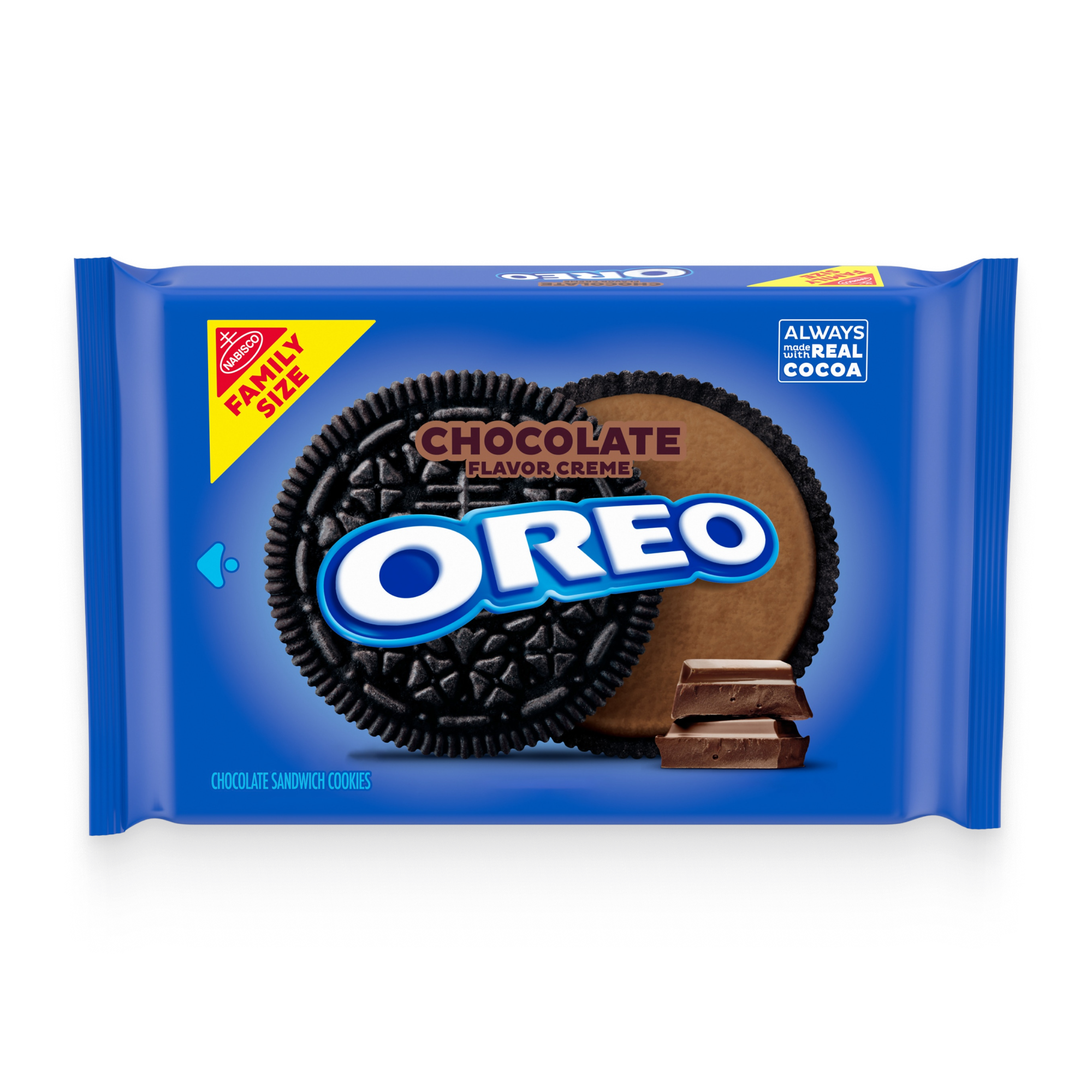 Chocolate Creme Chocolate Sandwich Cookies, Family Size D1
