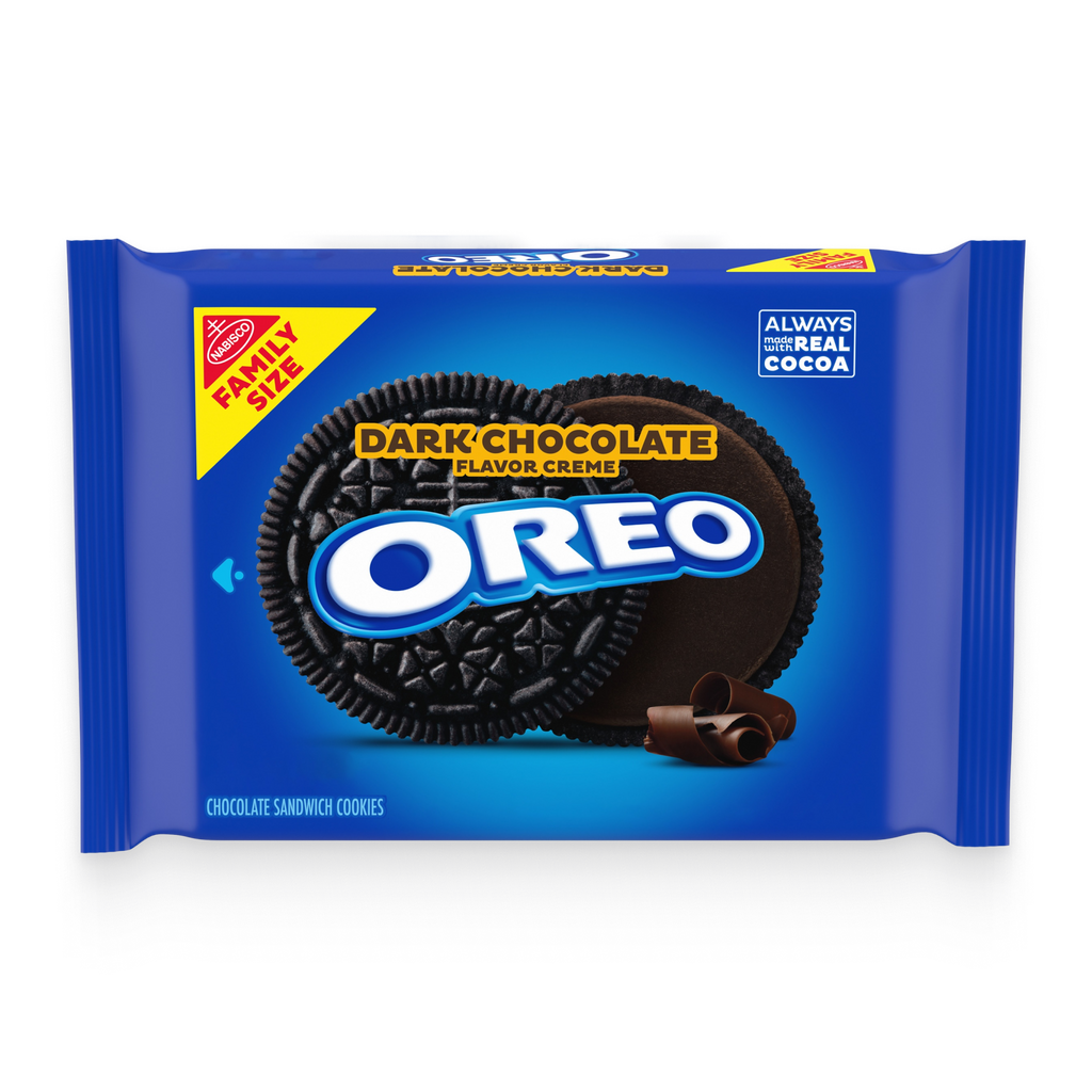 Dark Chocolate Creme Chocolate Sandwich Cookies, Family Size Z3
