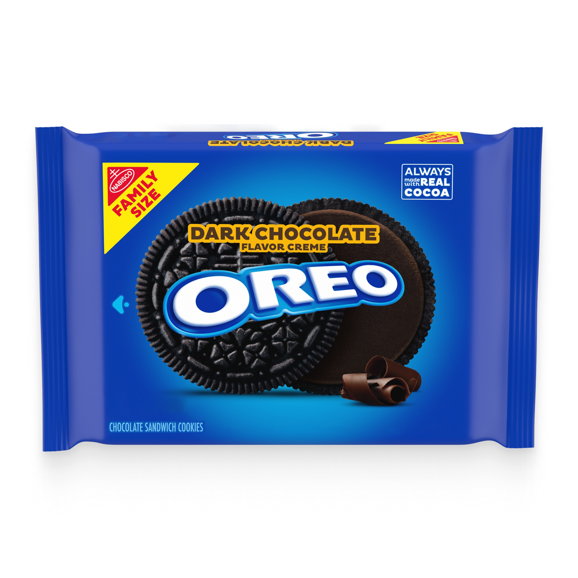 Dark Chocolate Creme Chocolate Sandwich Cookies, Family Size Z3