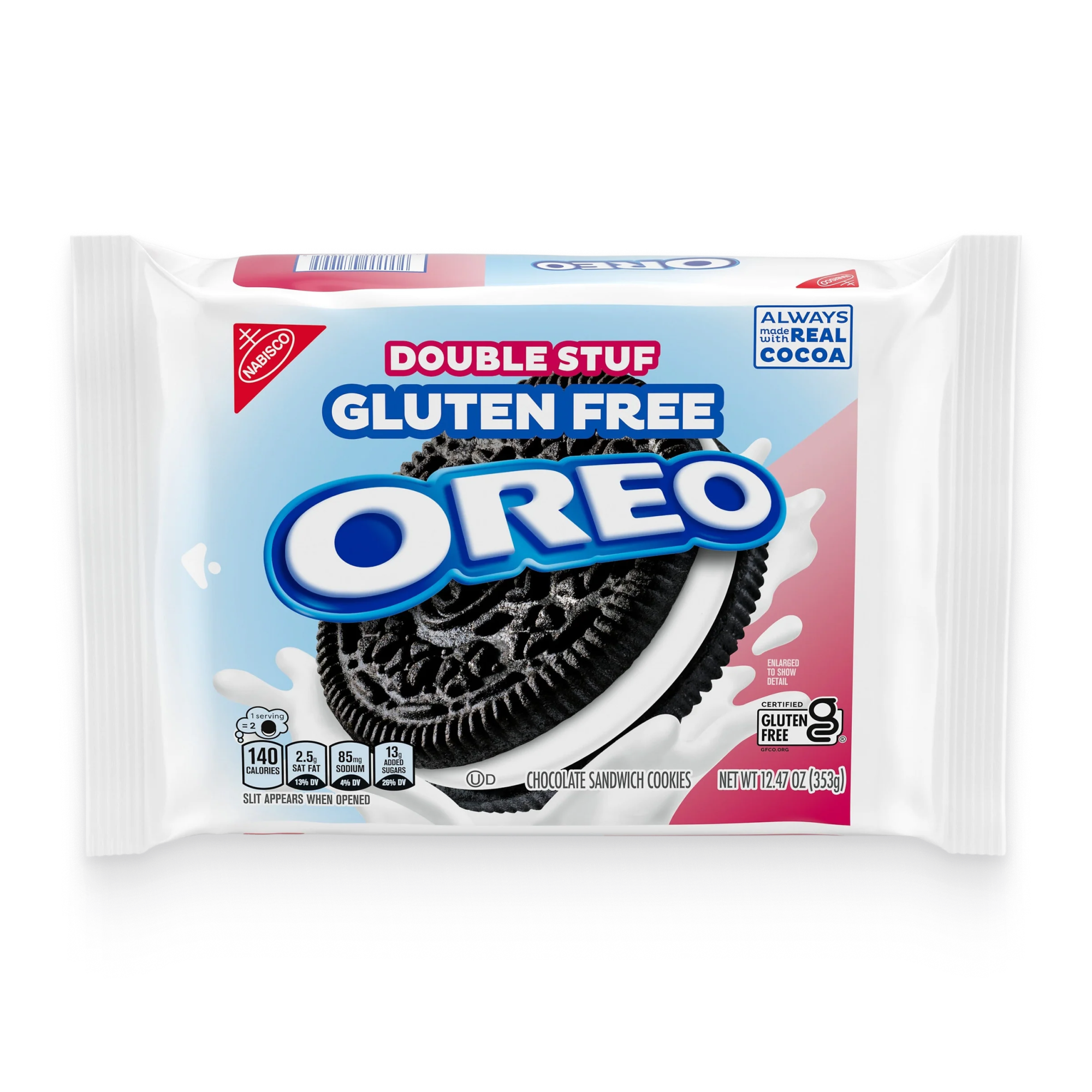 Double Stuf Gluten Free Chocolate Sandwich Cookies, 2 Pack J4