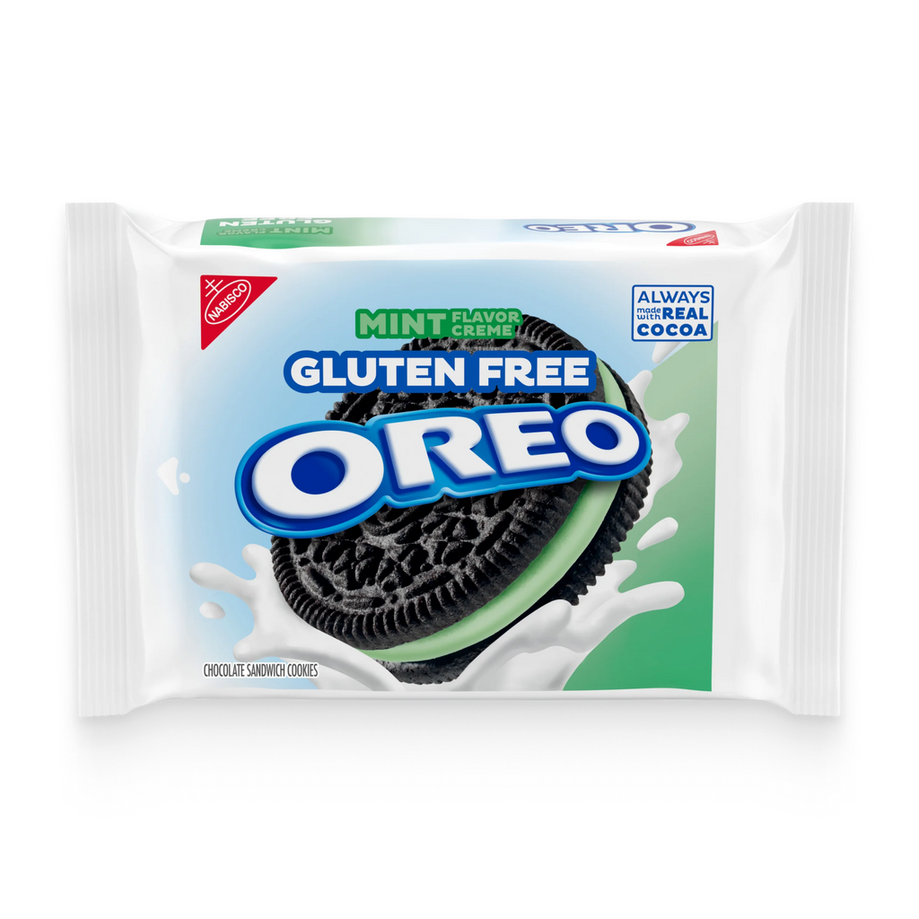 Gluten Free Mint Creme Chocolate Sandwich Cookies, 2 Pack K1