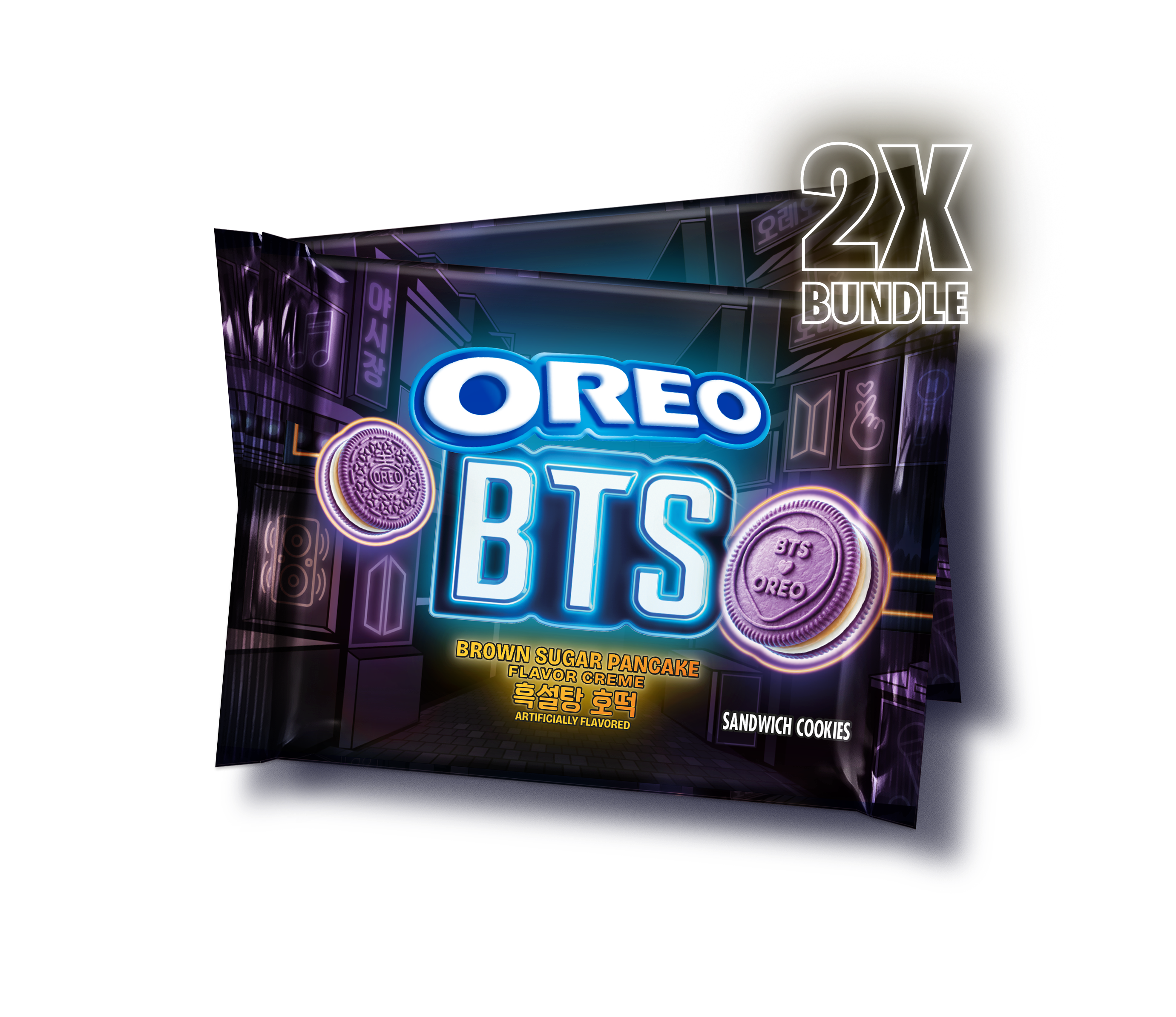BTS Brown Sugar Pancake Flavor Creme, Limited Edition, 2 Pack K2