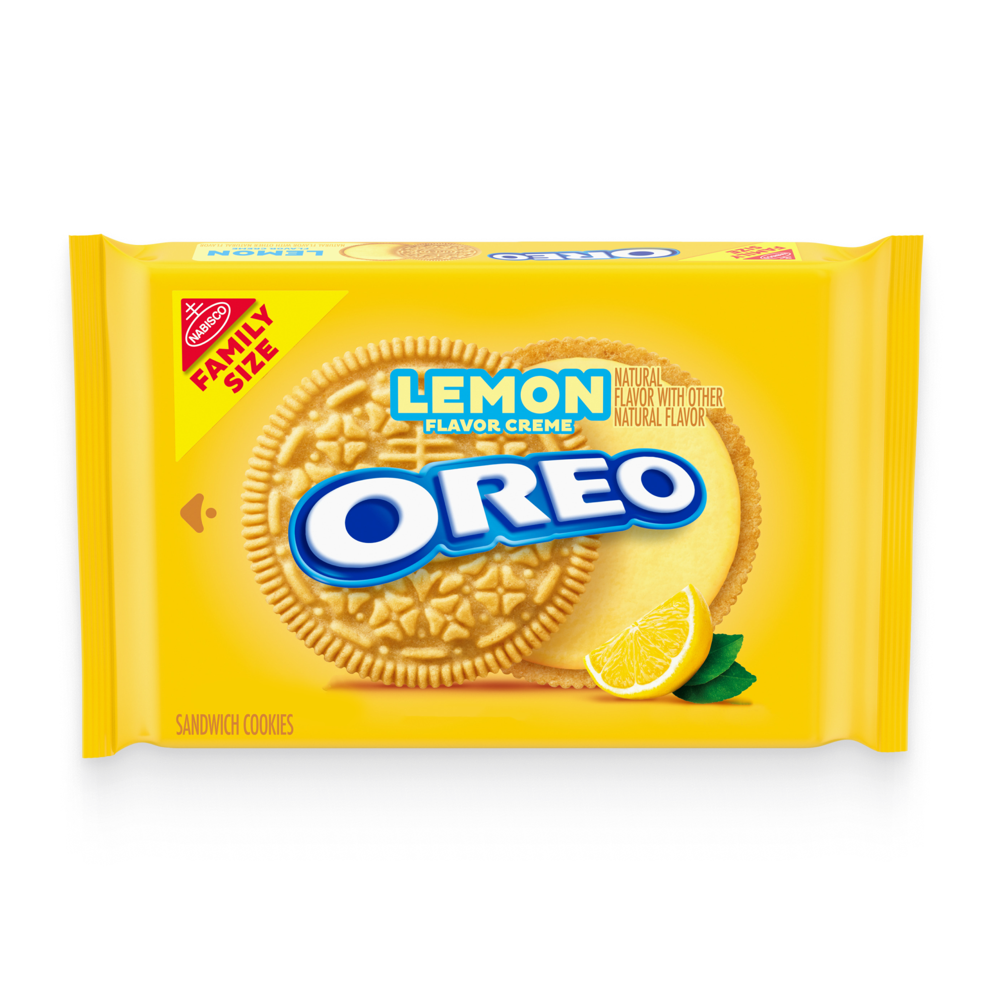 Lemon Creme Sandwich Cookies, Family Size L6