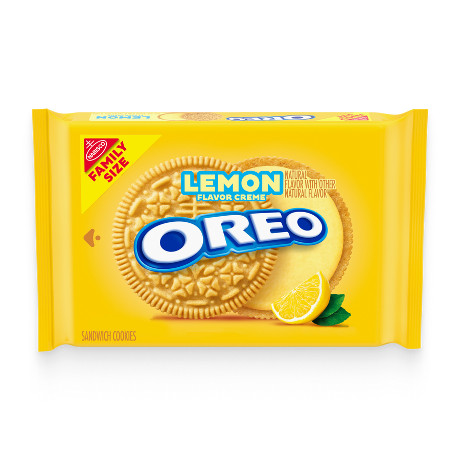 Lemon Creme Sandwich Cookies, Family Size L6