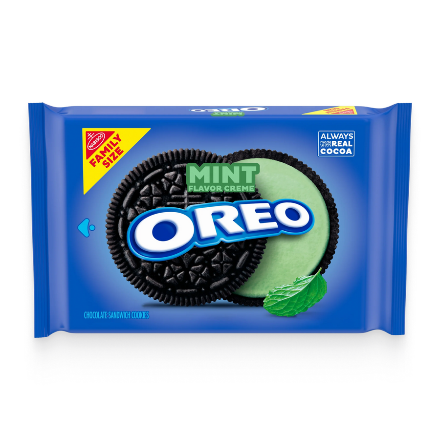 Mint Creme Chocolate Sandwich Cookies, Family Size R6