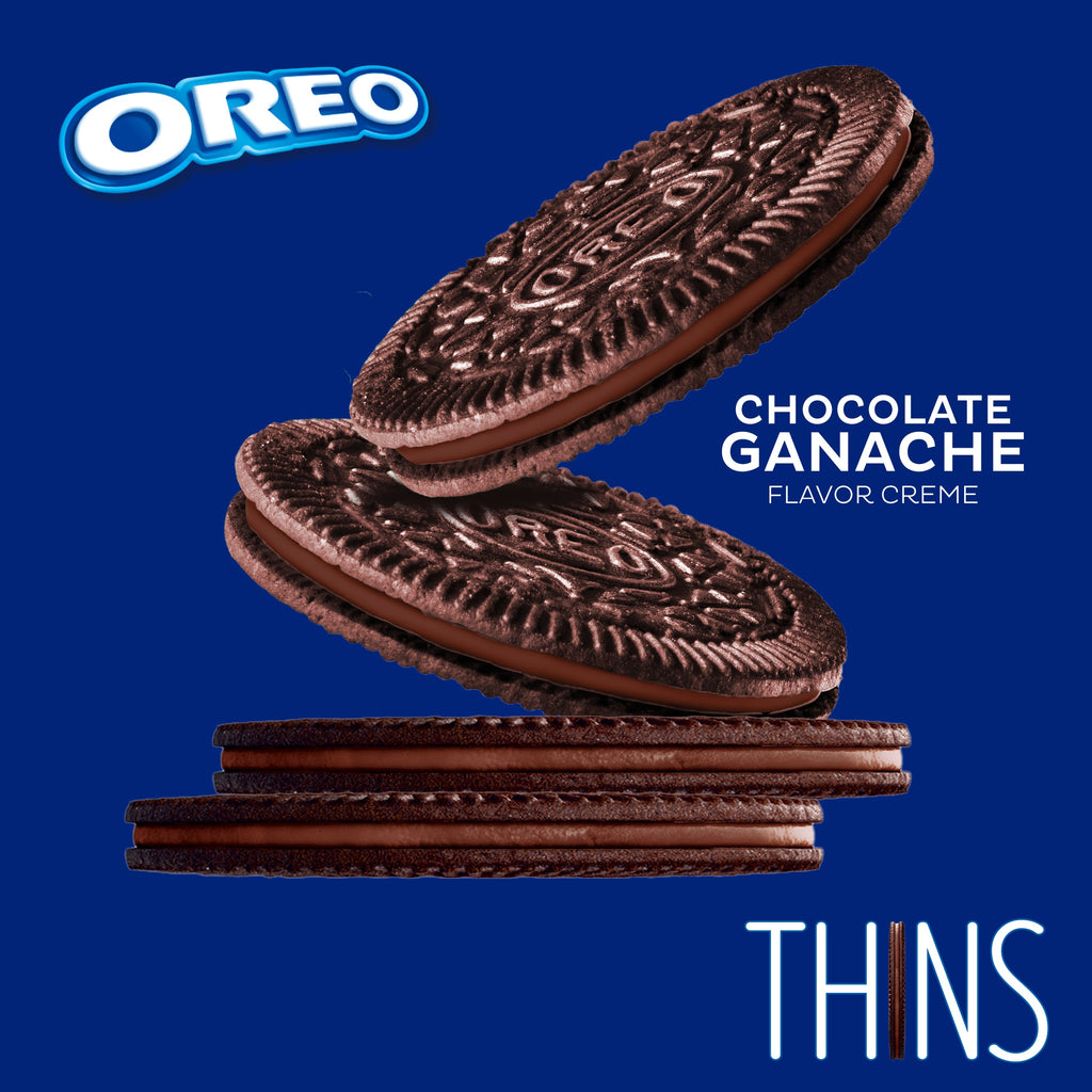 Thins Chocolate Ganache Creme Sandwich Cookies, Family Size P2