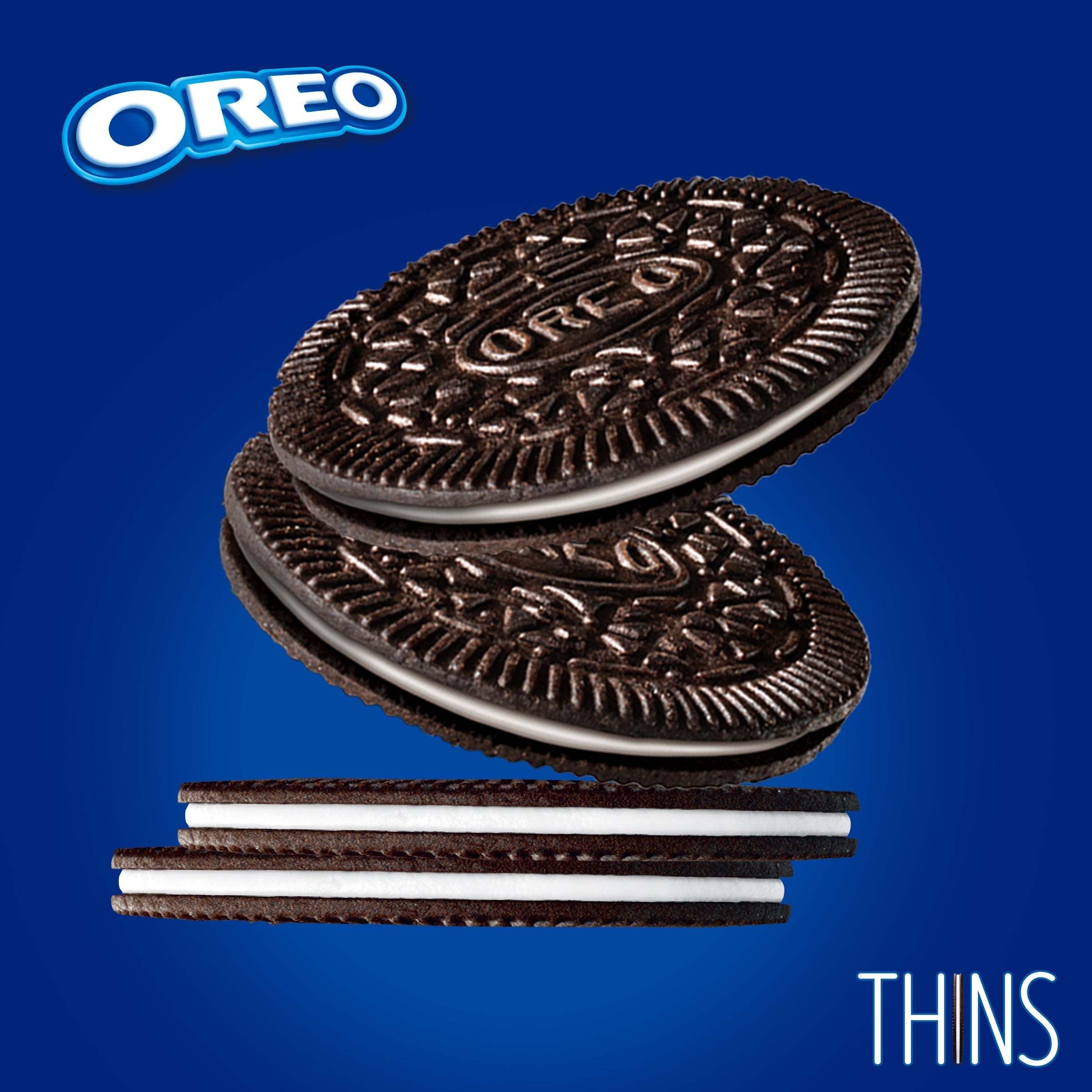 Thins Chocolate Sandwich Cookies, Family Size, 2 Pack H8