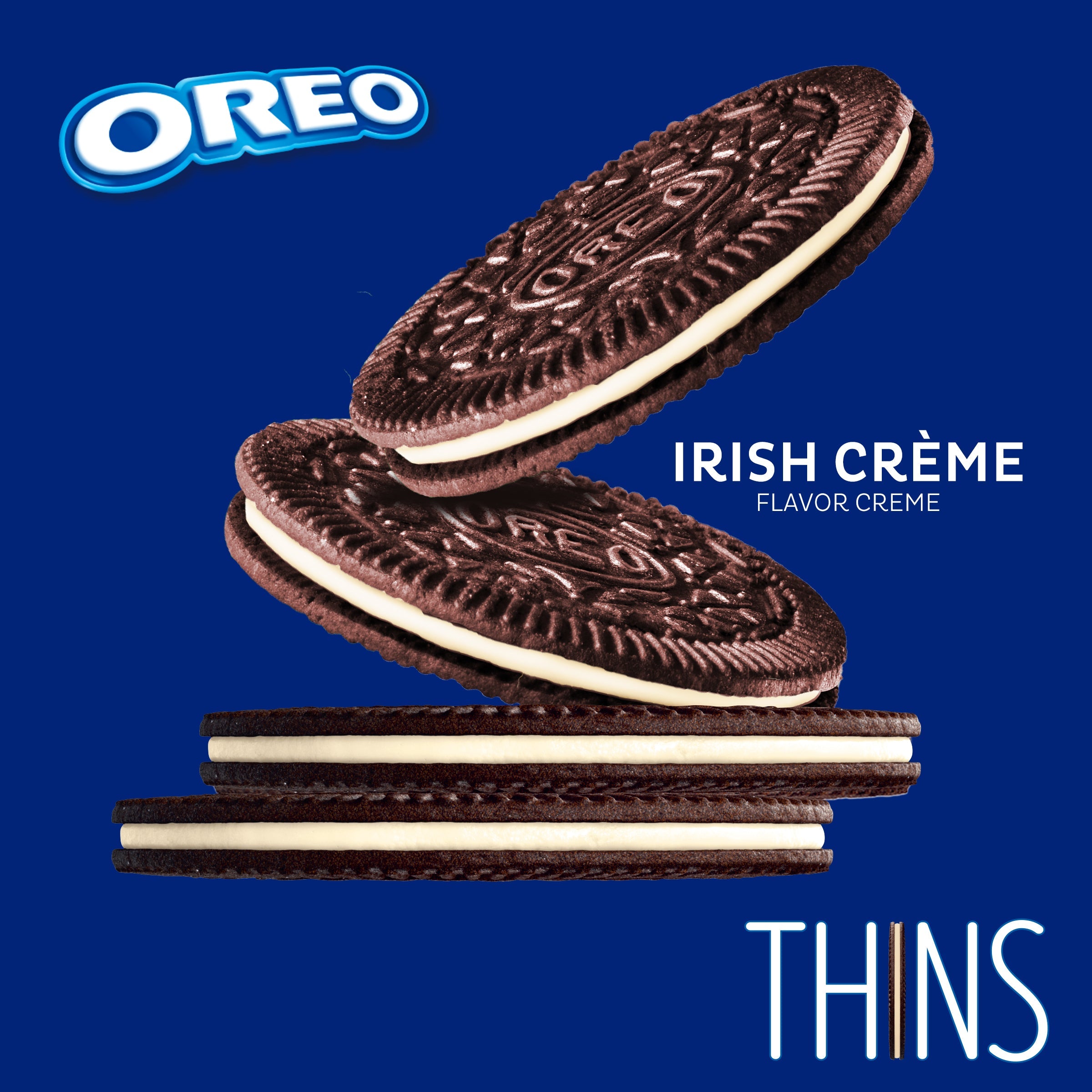Thins Irish Crème Chocolate Sandwich Cookies, Family Size J2