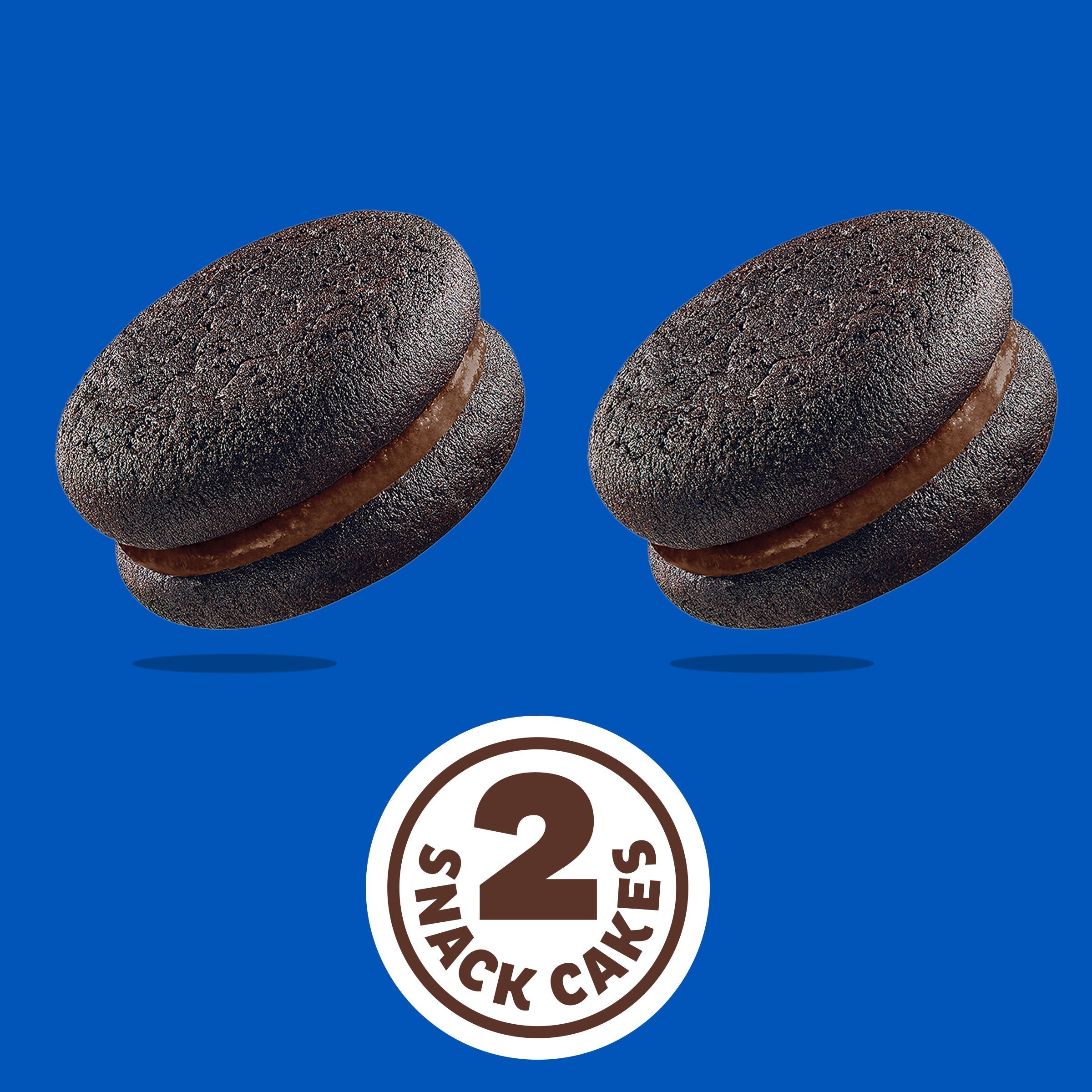 Cakesters Double Chocolate Soft Snack Cakes, Snack Packs, 2 Pack W1