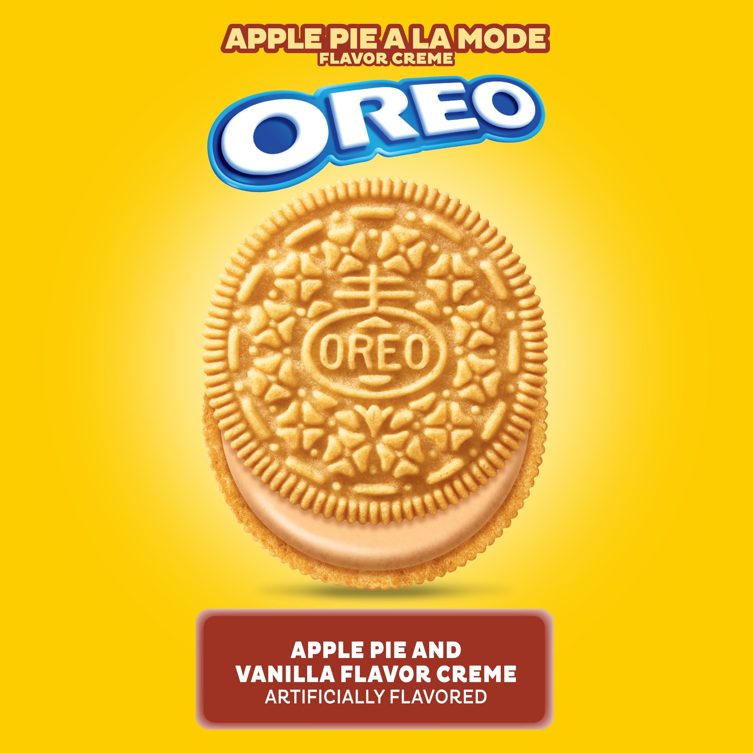 Apple Pie a la Mode Sandwich Cookies, Limited Edition, 2 Pack E2