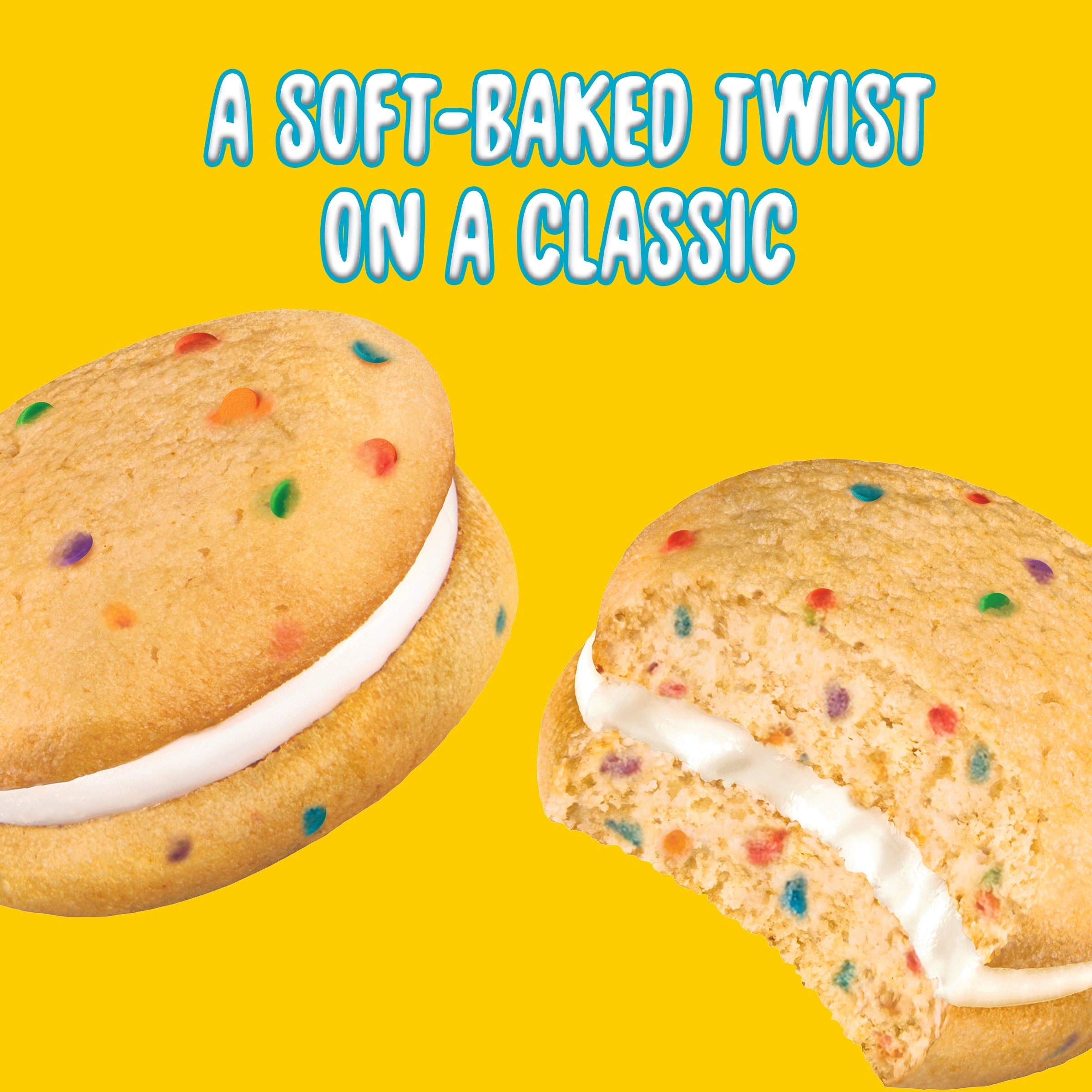 Cakesters Confetti Cake Soft Snack Cakes, Snack Packs L1