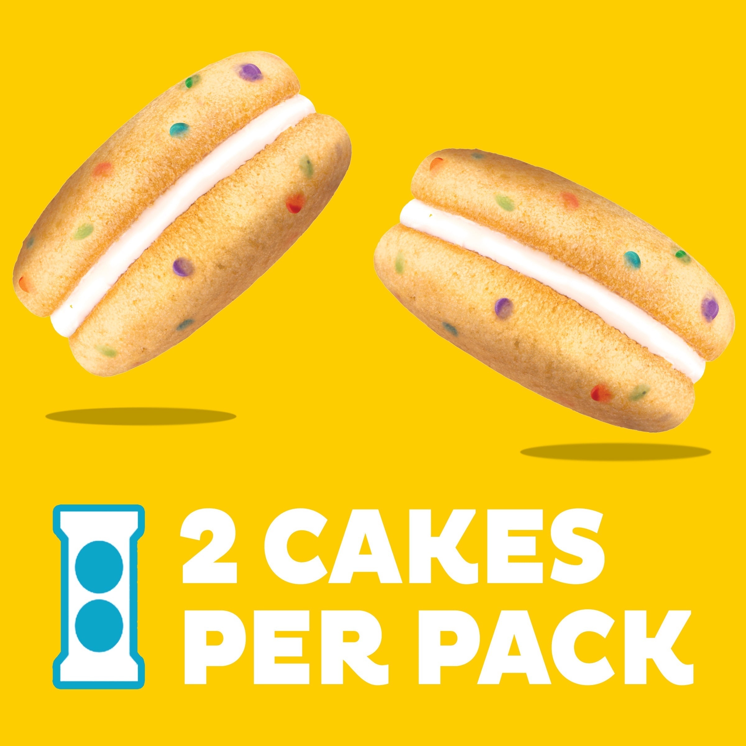 Cakesters Confetti Cake Soft Snack Cakes, Snack Packs L1
