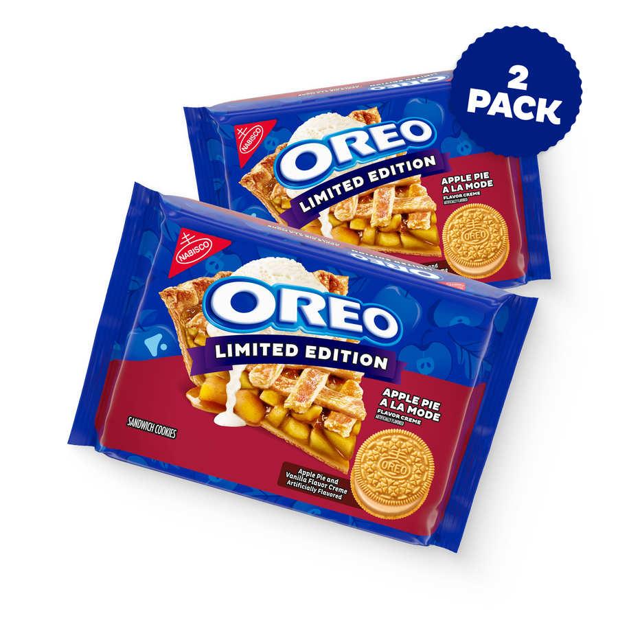 Apple Pie a la Mode Sandwich Cookies, Limited Edition, 2 Pack E2