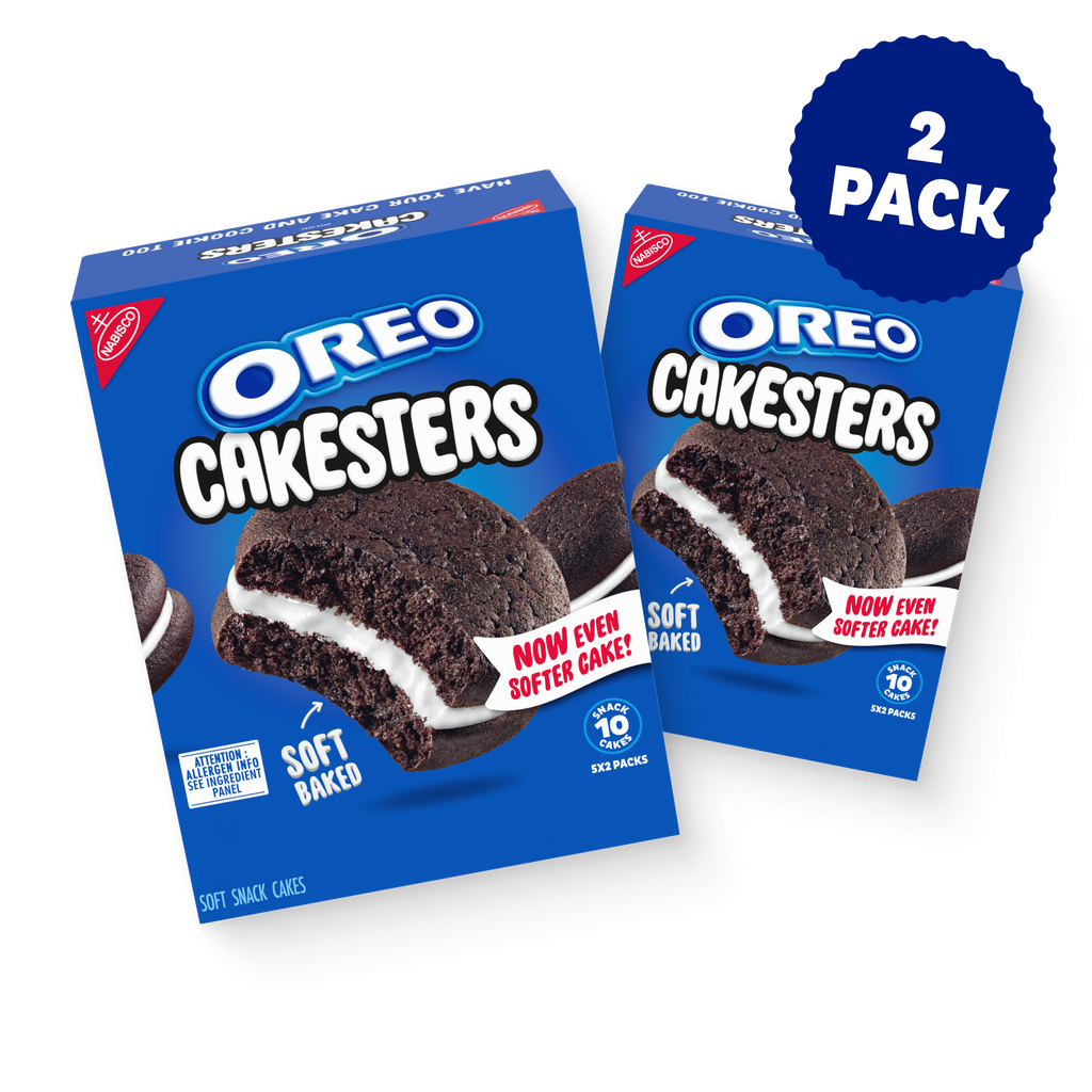 Cakesters Soft Snack Cakes, Snack Packs, 2 Pack E6