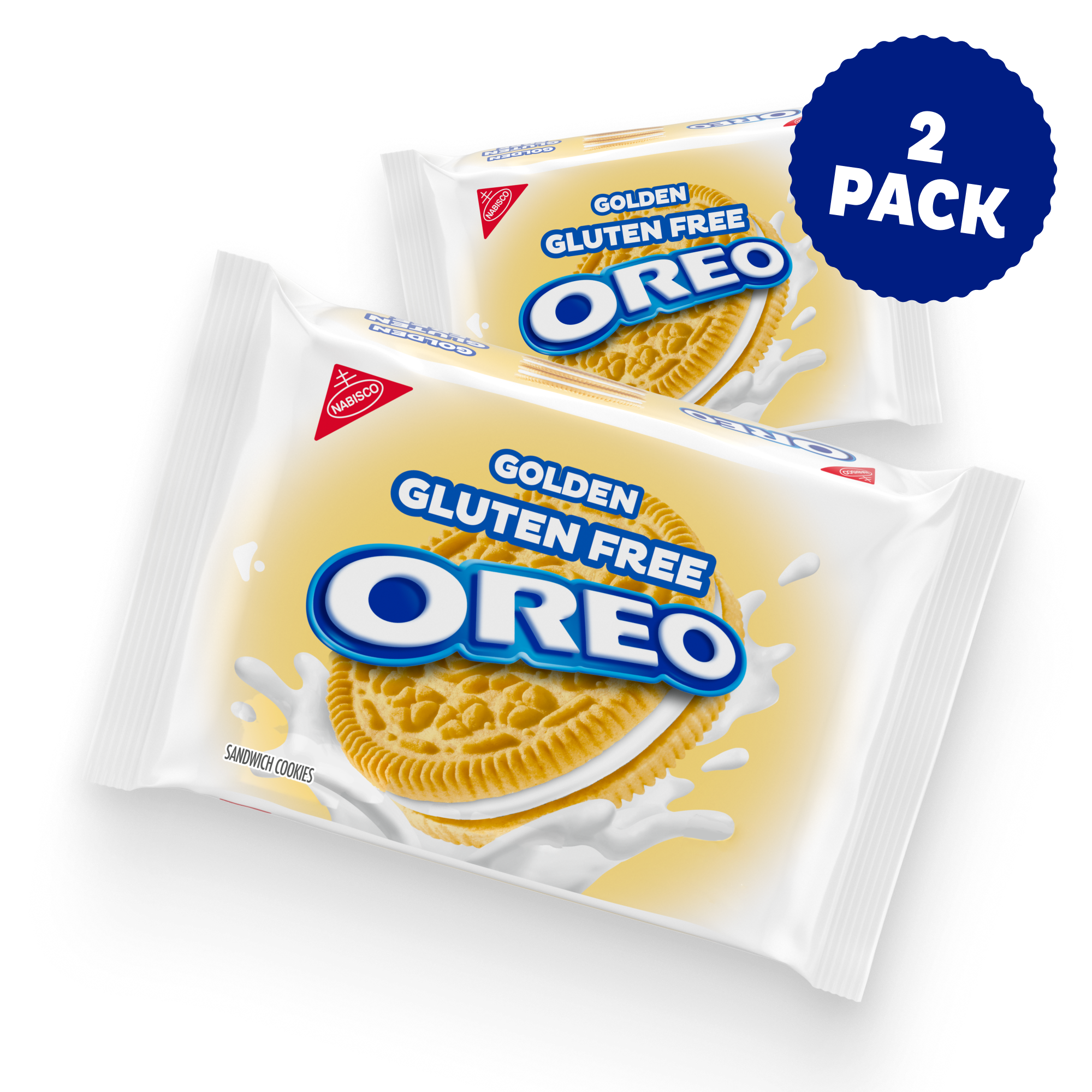 Gluten Free Golden Sandwich Cookies, 2 Pack T4