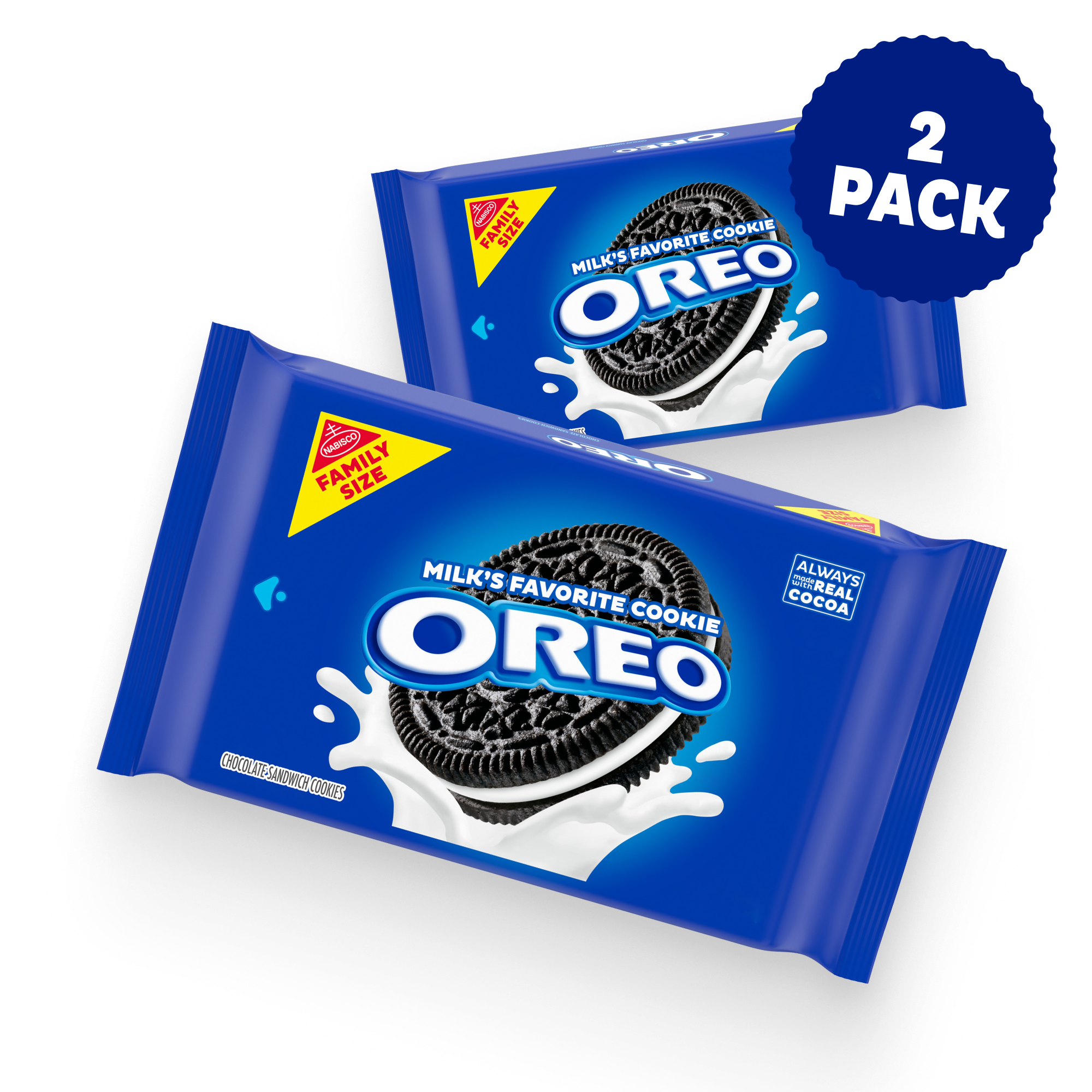 Chocolate Sandwich Cookies, Family Size, 2 Pack P9