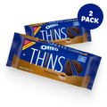 Thins Tiramisu Creme Chocolate Sandwich Cookies, Family Size, 2 Pack B9