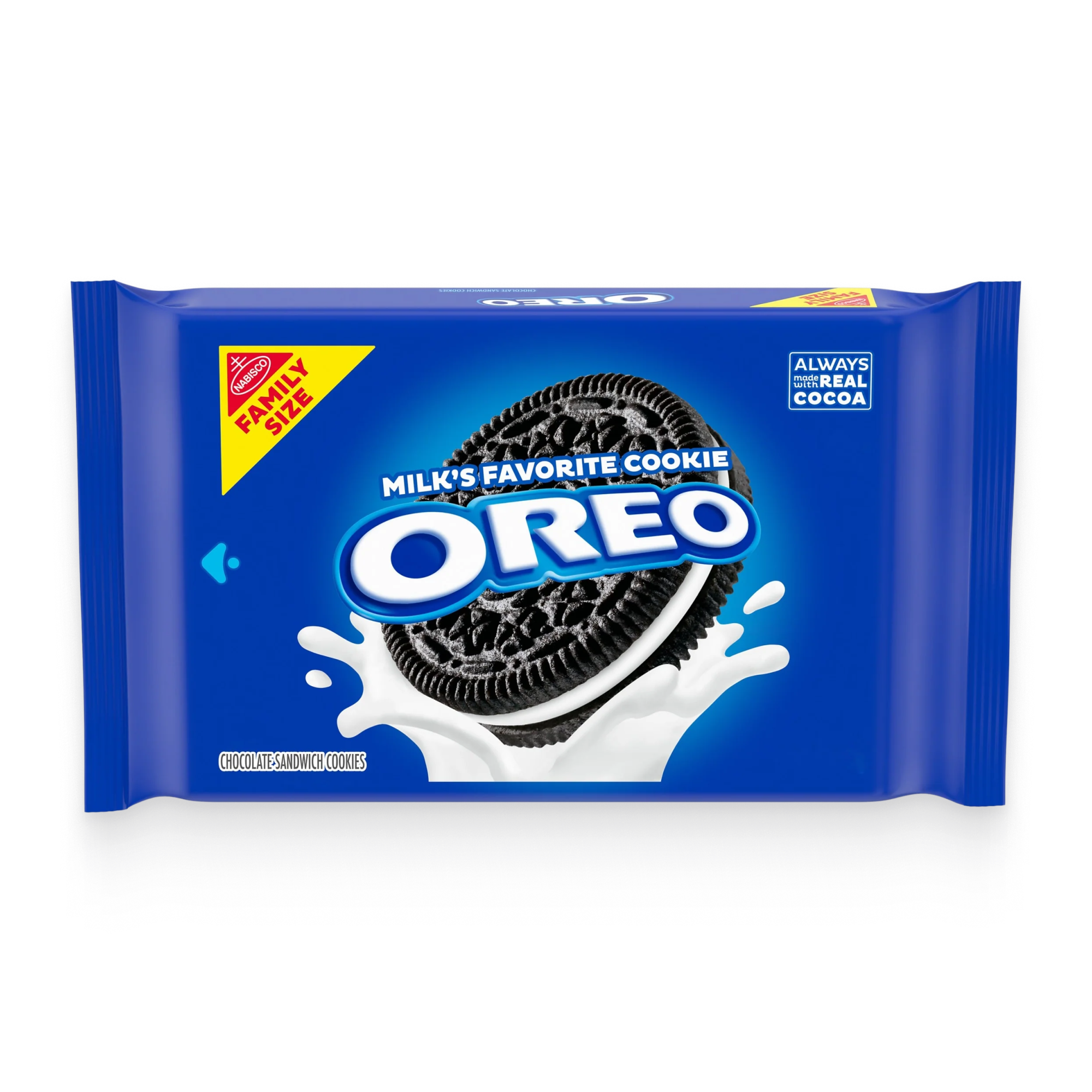 Chocolate Sandwich Cookies, Family Size, 2 Pack H0