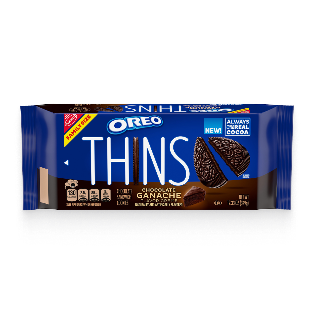 Thins Chocolate Ganache Creme Sandwich Cookies, Family Size P2