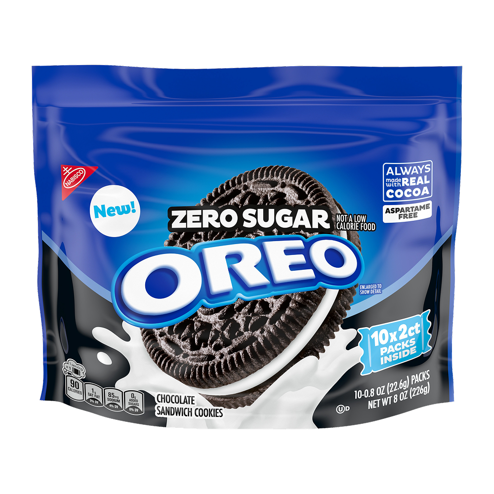 Zero Sugar Chocolate Sandwich Cookies, Snack Packs F1