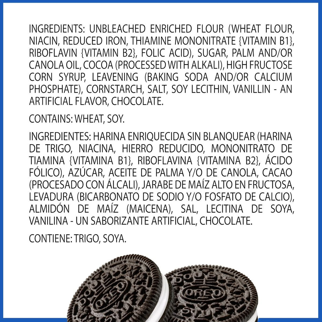 Double Stuf Chocolate Sandwich Cookies, Family Size D5