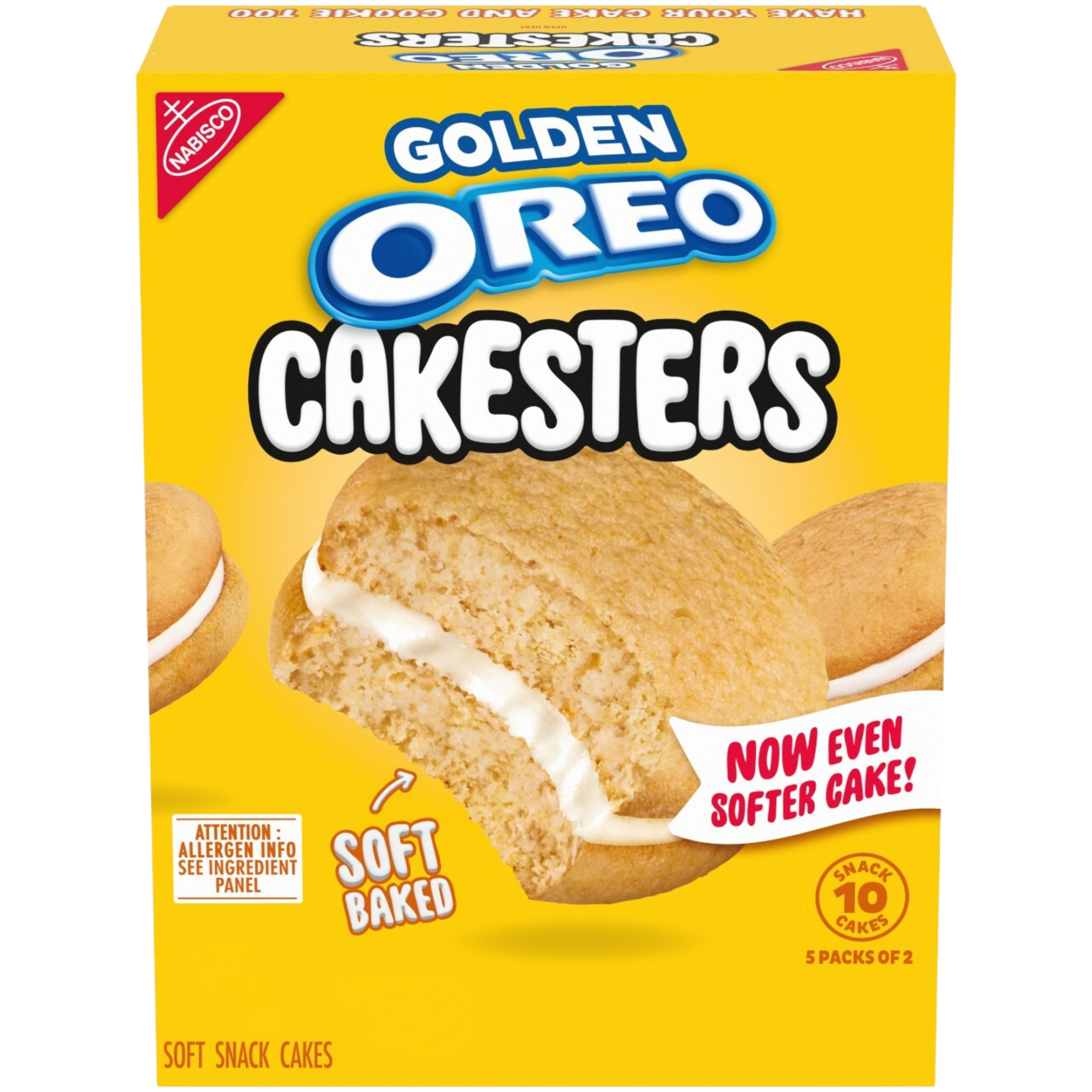 Golden Cakesters Soft Snack Cakes, Snack Packs J1